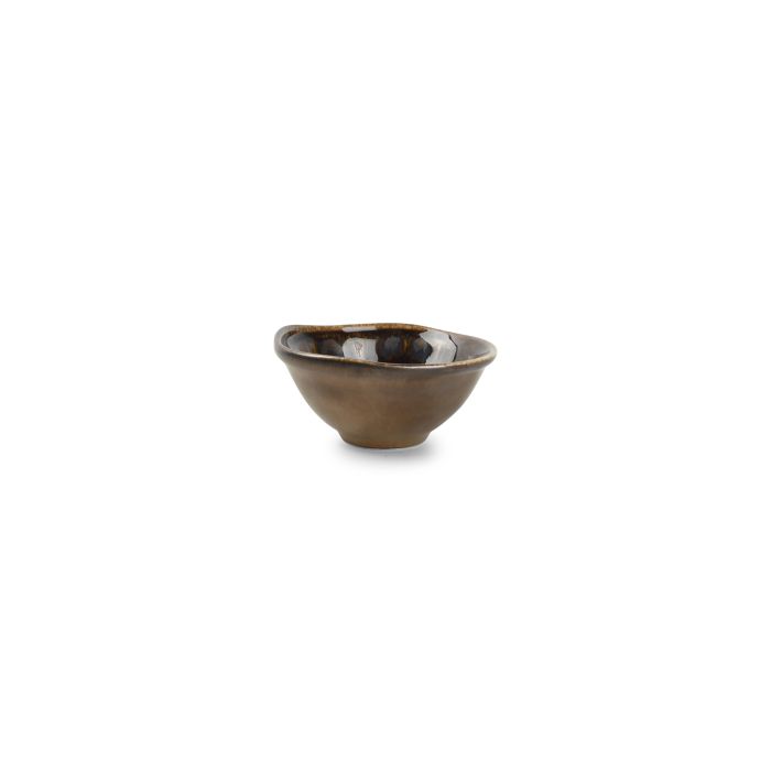 Chic Nobile kom 7xH3 cm gold flaked – detail klein porseleinen schaaltje voor amuses en sauzen