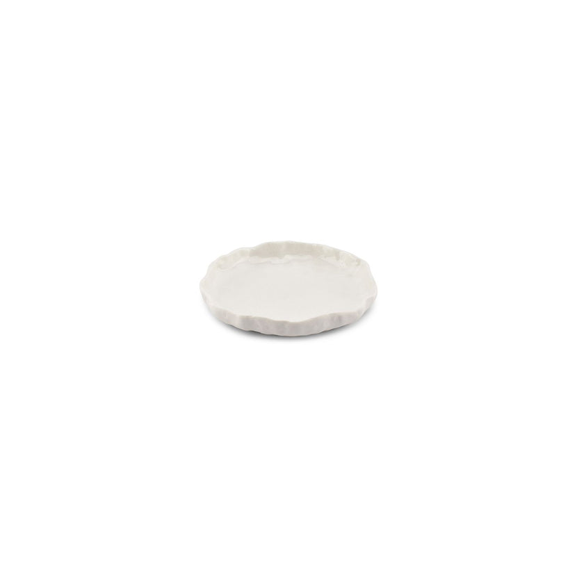 CHIC Arte plat bord 16,5 cm wit – wit porseleinen bordje voor de horeca