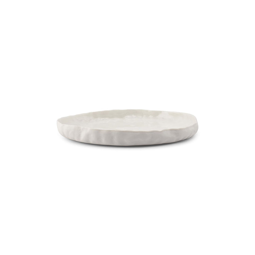 CHIC Arte plat bord 28 cm wit – ruim serveerbord voor restaurants en fine dining