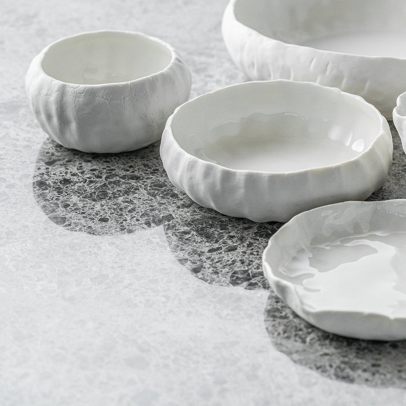 Chic Kom Arte 11,5 cm wit in sfeervolle setting