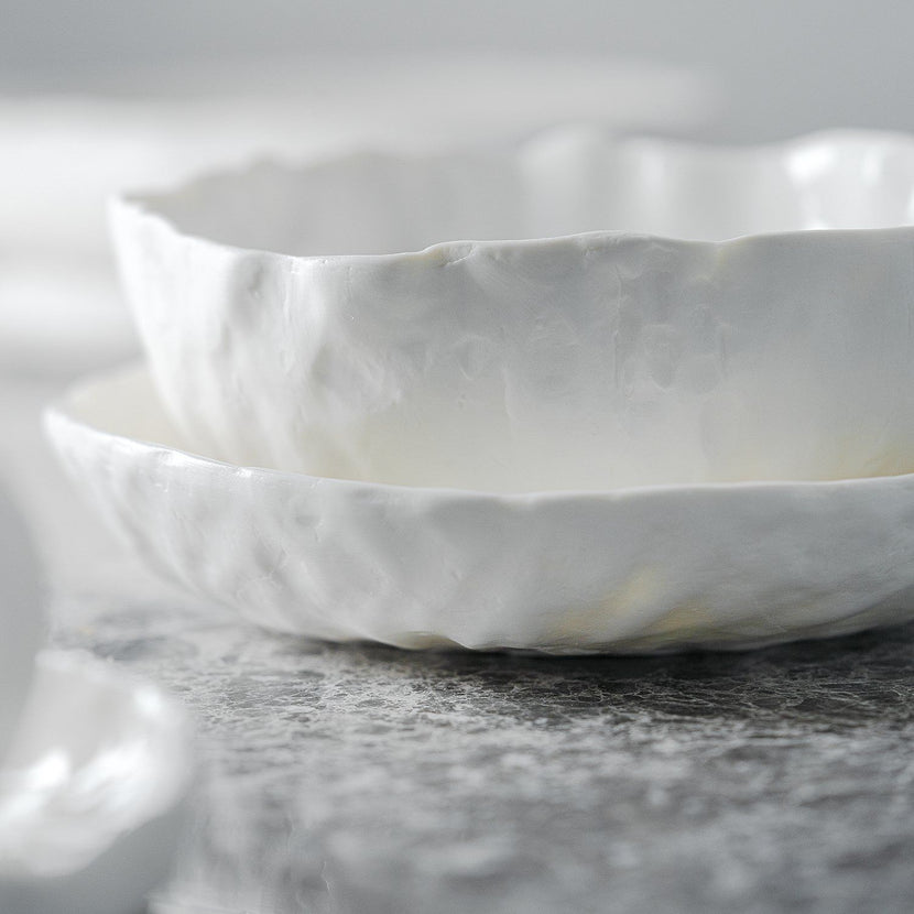 CHIC Arte kom 20 cm wit – porseleinen serveerkom voor voorgerechten en salades