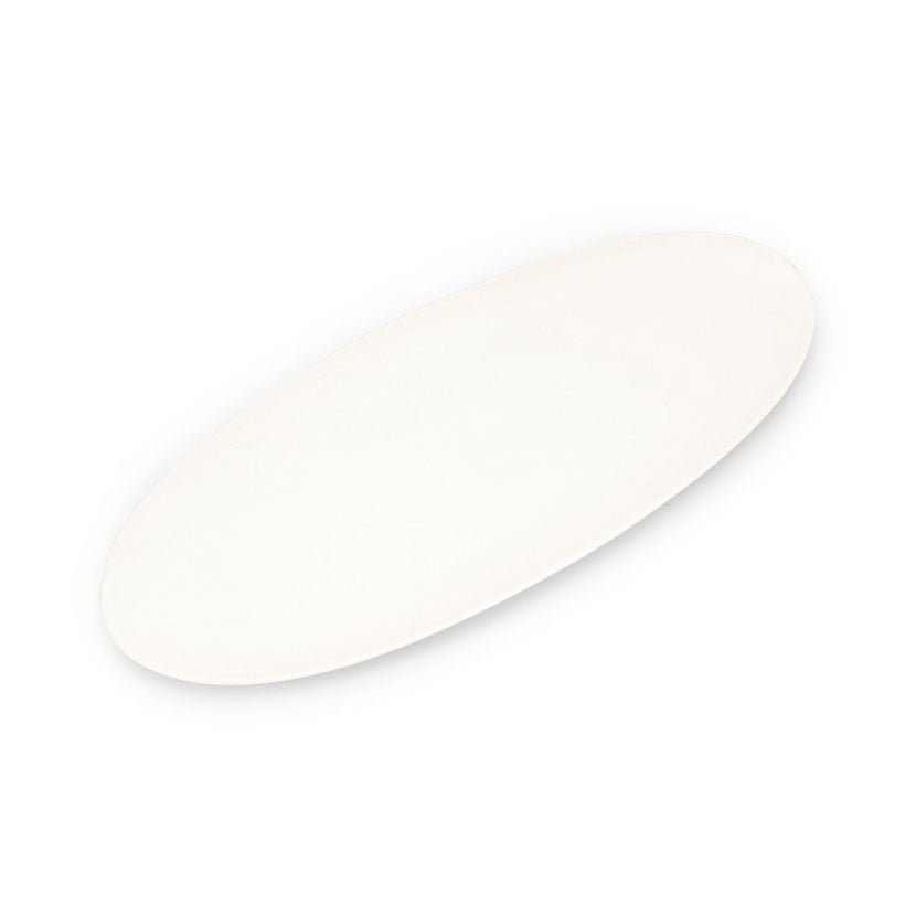 Chic Contour serveerschaal 46x20 cm wit – grote porseleinen serveerschaal voor restaurant en buffet