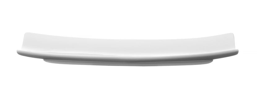 Hendi bord rechthoek Bark 218x105x23 mm – wit porselein met schorsrand voor amuses en tapas