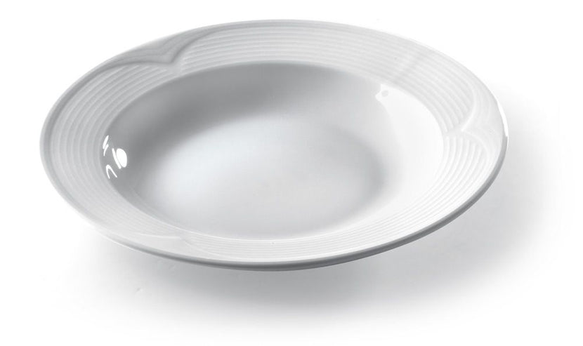 Hendi Saturn diep bord 300 mm – zijaanzicht van de diepte voor royale porties in restaurant en hotel