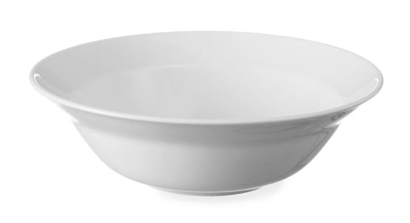 Hendi saladeschaal 250x70 mm Saturn – grote porseleinen kom voor salade en pasta in restaurant