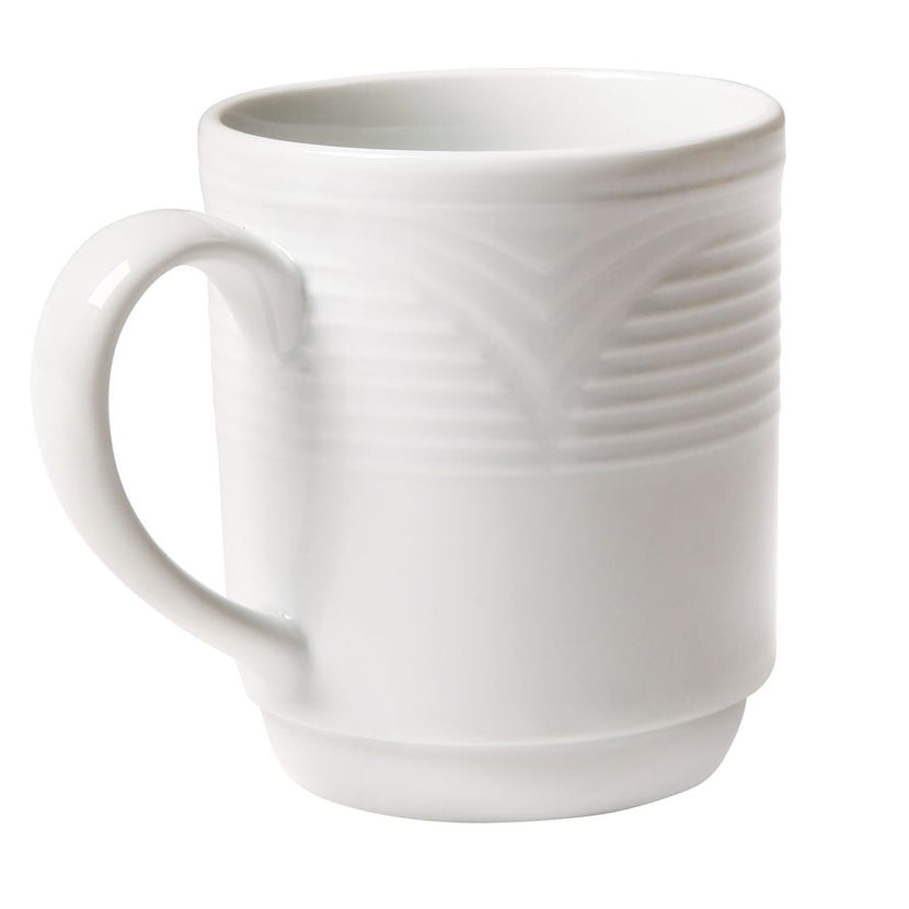 Hendi mok 250 ml Saturn wit porselein – stevige koffiemok voor kantine, hotel en restaurant