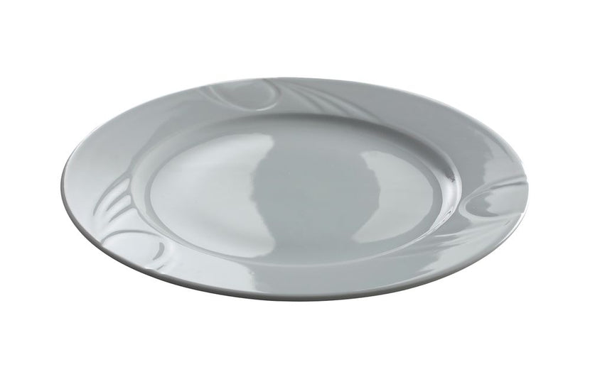 Hendi plat bord 280x25 mm Karizma – wit porseleinen dinerbord voor restaurant en banqueting