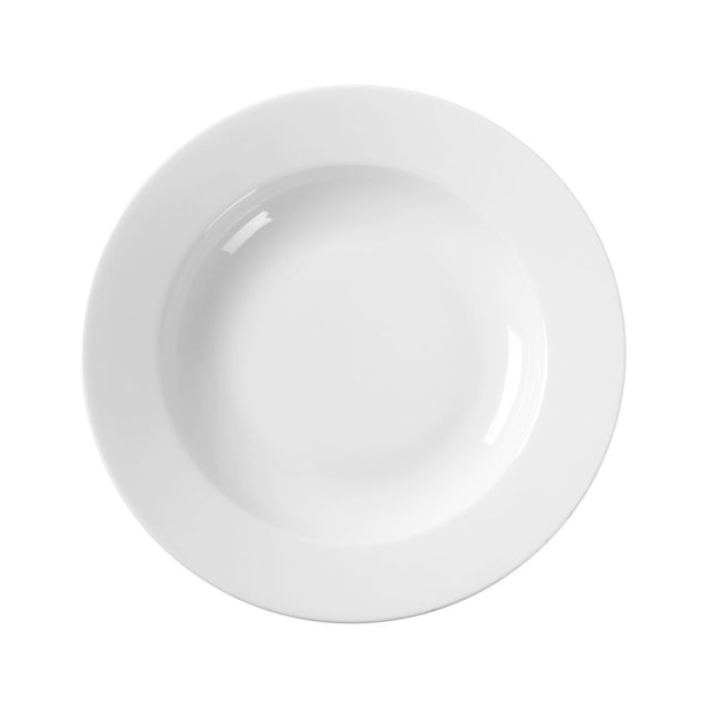 Hendi Delta diep bord 230 mm – porseleinen soepbord voor restaurant, hotel en catering