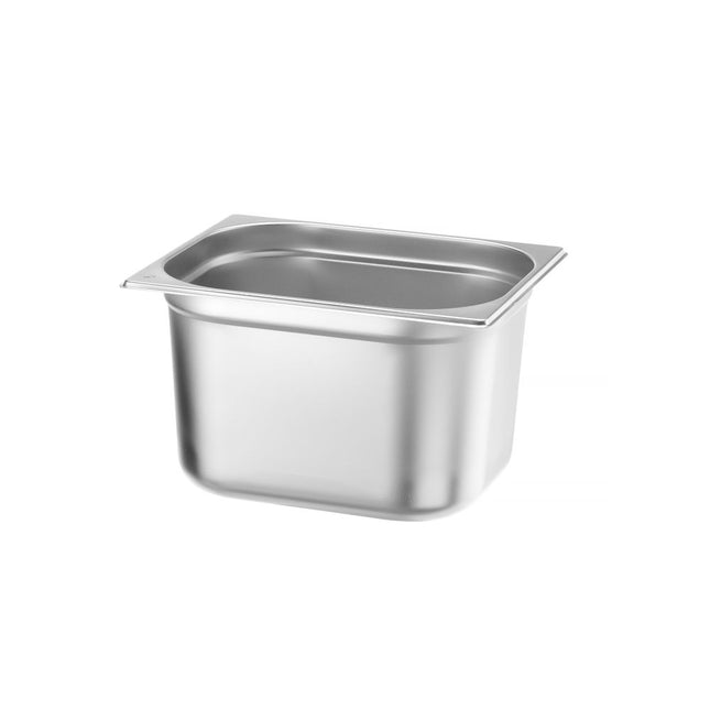 Hendi Budget Line gastronormbak 1/2 200 mm – zeer diepe rvs GN-bak voor bulkbereiding