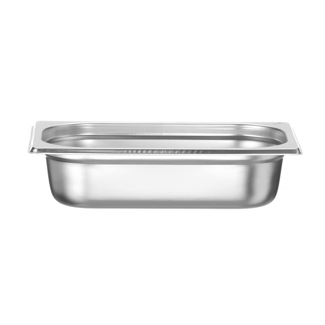 Hendi Budget Line gastronormbak 1/4 65 mm – compacte rvs GN-bak voor saladebar en toppings