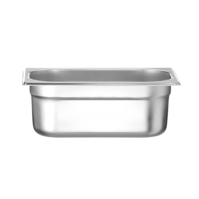 Hendi Budget Line gastronormbak 1/4 100 mm – diepe compacte rvs GN-bak voor buffet en keuken