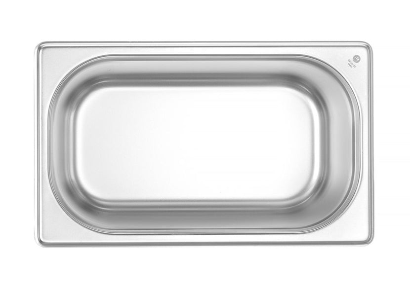 Hendi gastronormbak 1/4 150 mm – detail van roestvrijstalen bak voor restaurant en catering
