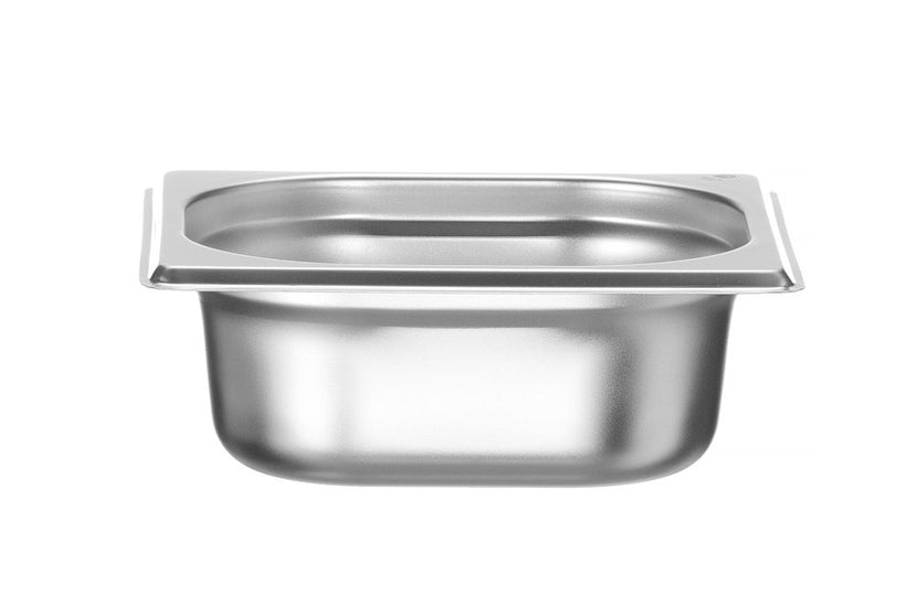 Hendi Budget Line gastronormbak 1/6 65 mm – kleine rvs GN-bak voor toppings en saladebar