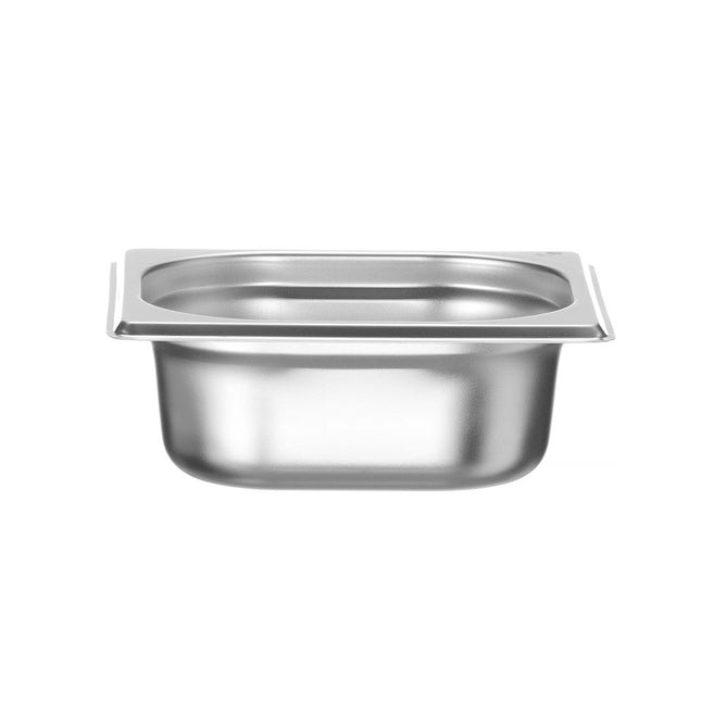 Hendi Budget Line gastronormbak 1/6 65 mm – kleine rvs GN-bak voor toppings en saladebar