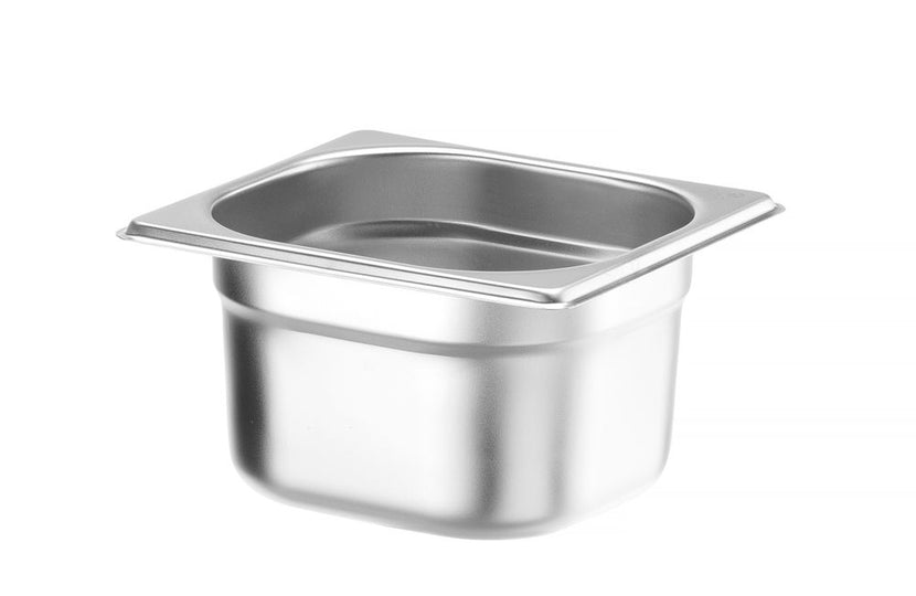 Hendi GN-bak 1/6 100 mm rvs – diepe gastronormbak voor saladebar en warmhoudbuffet