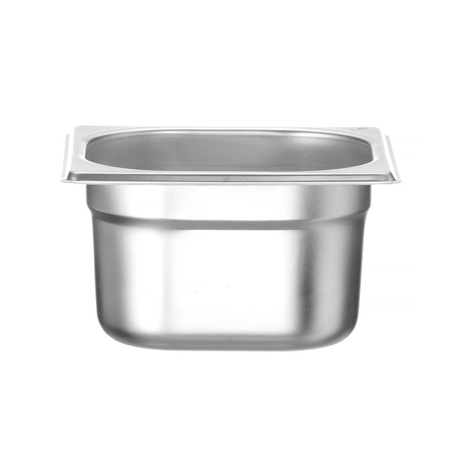 Hendi Budget Line gastronormbak 1/6 100 mm – diepe kleine rvs GN-bak voor sauzen en dressings