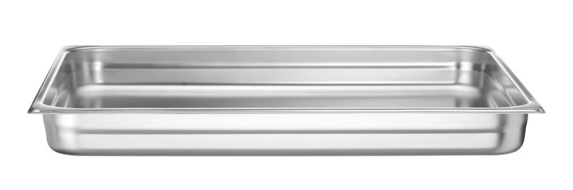 Hendi Profi Line gastronormbak 2/1 65 mm – grote ondiepe rvs GN-bak voor buffet en presentatie