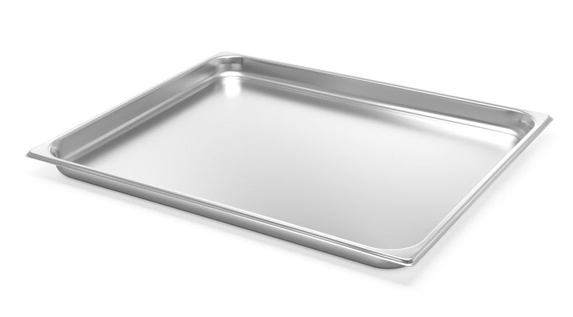 Hendi Profi Line gastronormbak 2/1 40 mm – grote ondiepe rvs GN-bak voor buffet en grootkeuken