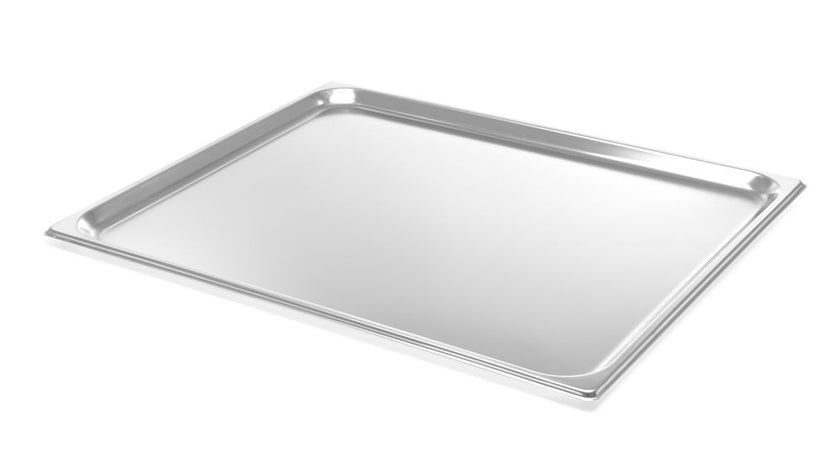 Hendi Profi Line gastronormbak 2/1 20 mm – extra grote vlakke rvs GN-bak voor buffetpresentatie