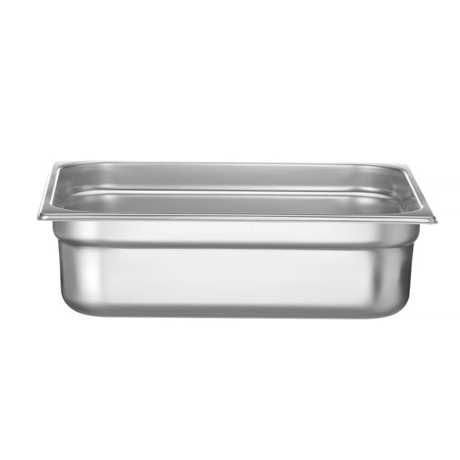 Hendi Profi Line gastronormbak 2/3 100 mm – diepe rvs GN-bak voor restaurant en cateringbuffet
