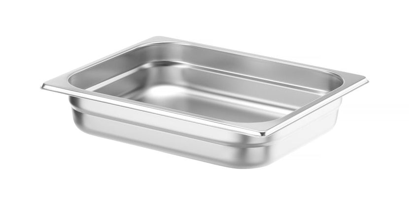 Hendi GN-bak 1/2 65 mm rvs Profi Line – gastronormbak van bovenaf voor horeca en catering