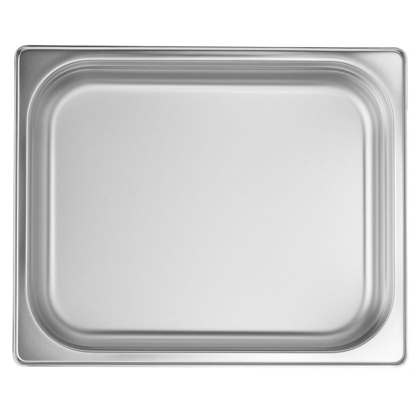 Hendi gastronormbak 1/2 65 mm Profi Line – close-up van de verstevigde rvs rand