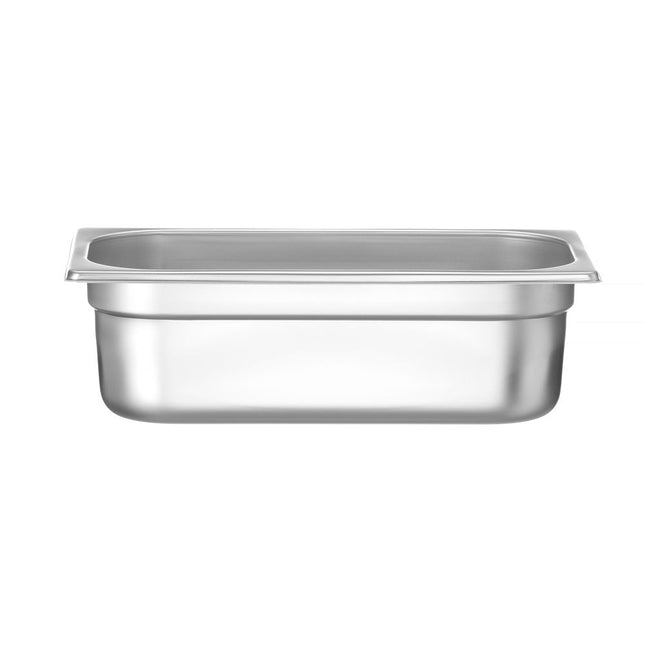 Hendi Profi Line gastronormbak 1/3 100 mm – diepe rvs GN-bak voor buffet en cateringkeuken