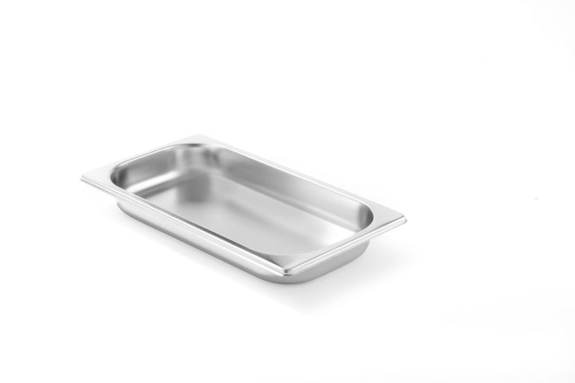 Hendi Profi Line gastronormbak 1/3 40 mm – ondiepe rvs GN-bak voor buffet en koelvitrine