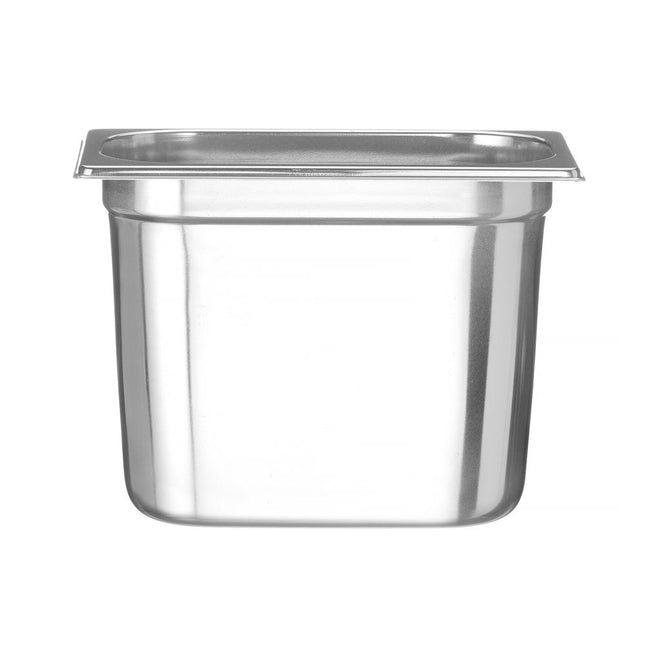 Hendi Profi Line gastronormbak 1/4 200 mm – zeer diepe compacte rvs GN-bak voor soep en saus
