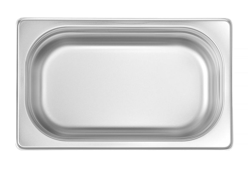 Hendi gastronormbak 1/4 100 mm Profi Line – detail van roestvrij staal voor restaurant en catering