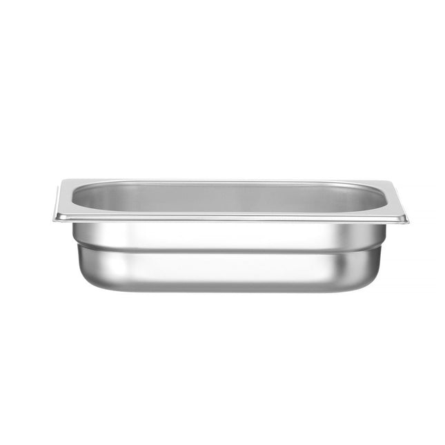 Hendi Profi Line gastronormbak 1/4 65 mm – compacte rvs GN-bak voor saladebar en toppings
