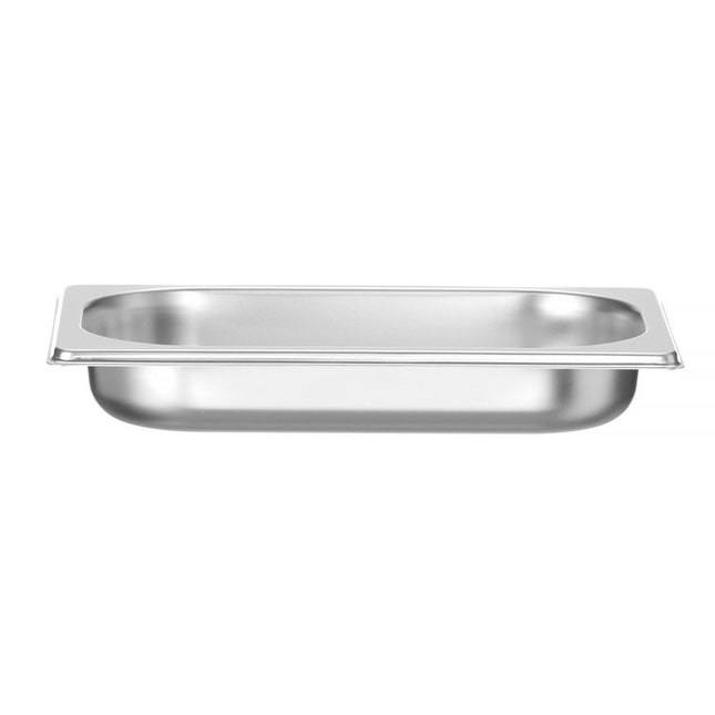 Hendi Profi Line gastronormbak 1/4 40 mm – ondiepe rvs GN-bak voor koelvitrine en presentatie