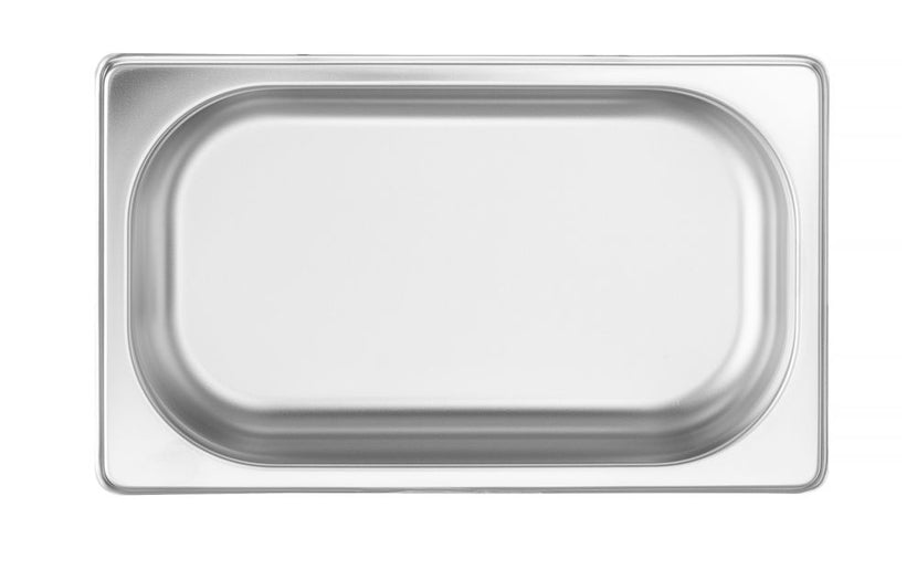 Hendi gastronormbak 1/4 40 mm Profi Line – close-up van de professionele rvs afwerking