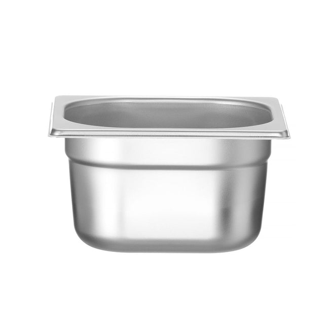 Hendi Profi Line gastronormbak 1/6 100 mm – diepe kleine rvs GN-bak voor sauzen en toppings
