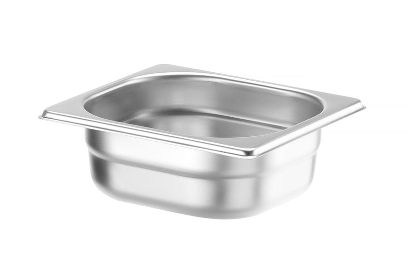 Hendi GN-bak 1/6 65 mm rvs Profi Line – compacte gastronormbak van bovenaf voor buffet en catering