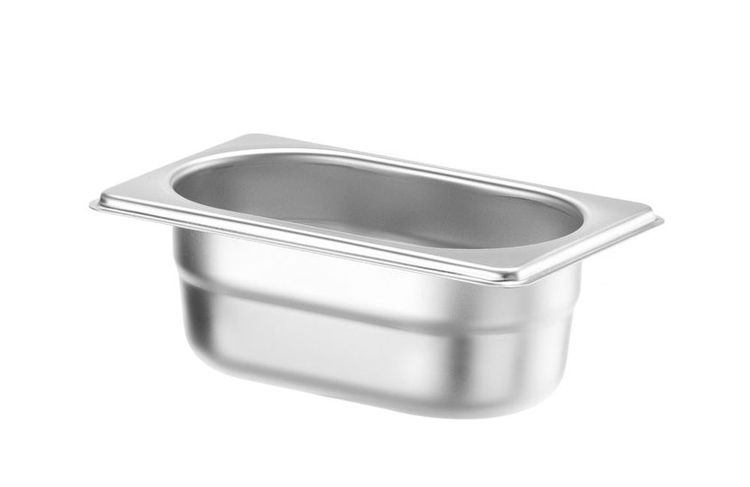 Hendi GN-bak 1/9 65 mm rvs Profi Line – mini gastronormbak voor saladebar en buffetopstelling