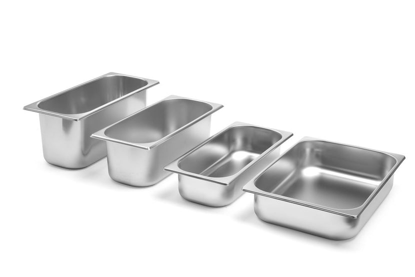 Hendi ijscontainer 360x165x120 mm rvs 5 l – roestvrijstalen ijsbak voor bar en cocktailservice