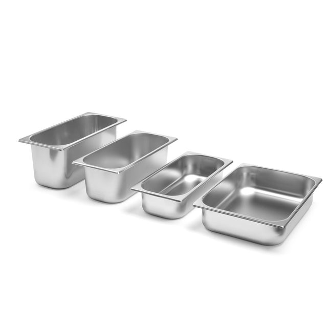Hendi ijscontainer 360x165x120 mm rvs 5 l – roestvrijstalen ijsbak voor bar en cocktailservice
