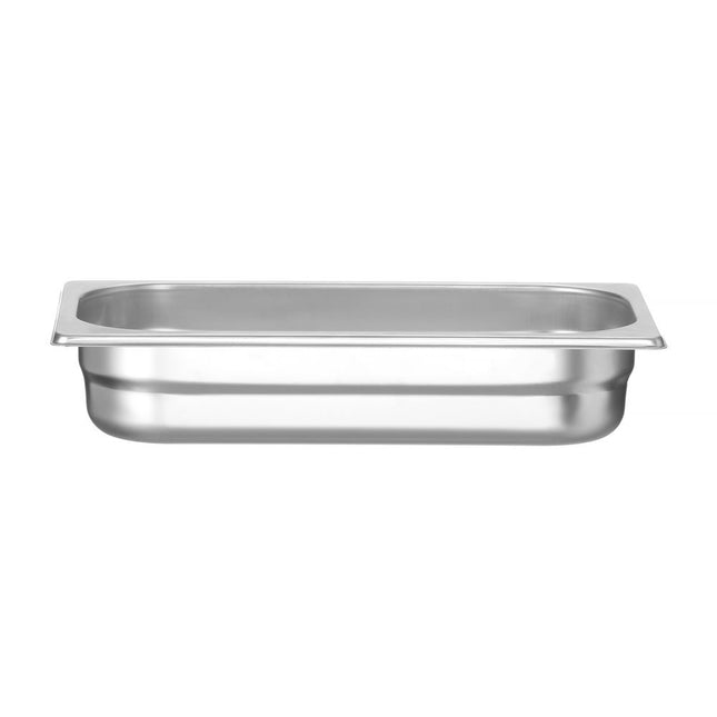 Hendi Profi Line gastronormbak 1/3 65 mm geperforeerd – compacte rvs gatenbak voor stoombereiding