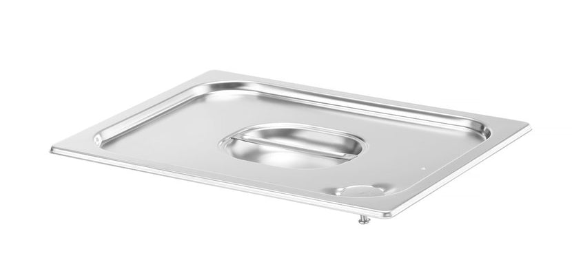 Hendi Profi Line gastronorm deksel 1/2 – rvs GN-deksel met siliconenrand voor keuken en koeling