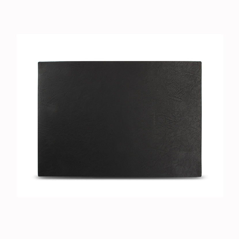 Bonbistro Layer placemat 43x30 cm zwart lederlook – onderhoudsvriendelijke tafelmat voor de horeca