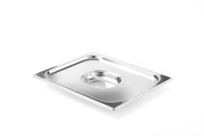 Hendi Profi Line gastronorm deksel 1/2 – rvs GN-deksel zonder uitsparing voor keuken en buffet