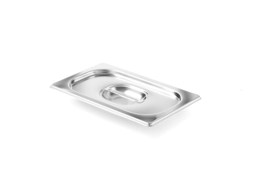 Hendi Profi Line gastronorm deksel 1/4 – compact rvs deksel zonder uitsparing voor GN-bakken