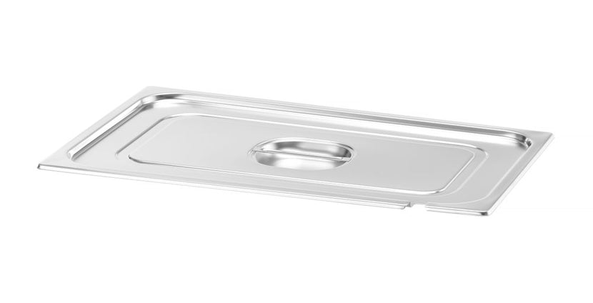 Hendi Profi Line gastronorm deksel 1/1 met uitsparing – rvs deksel met lepeluitsparing voor buffet