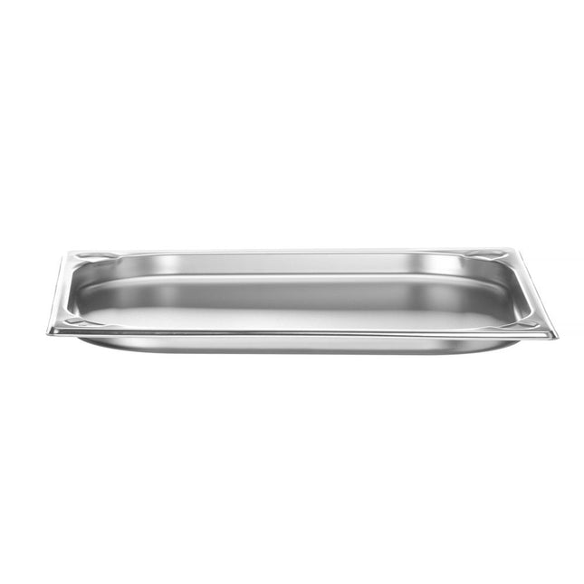 Hendi Kitchen Line gastronormbak 2/3 20 mm – vlakke rvs GN-bak voor mise en place en buffet