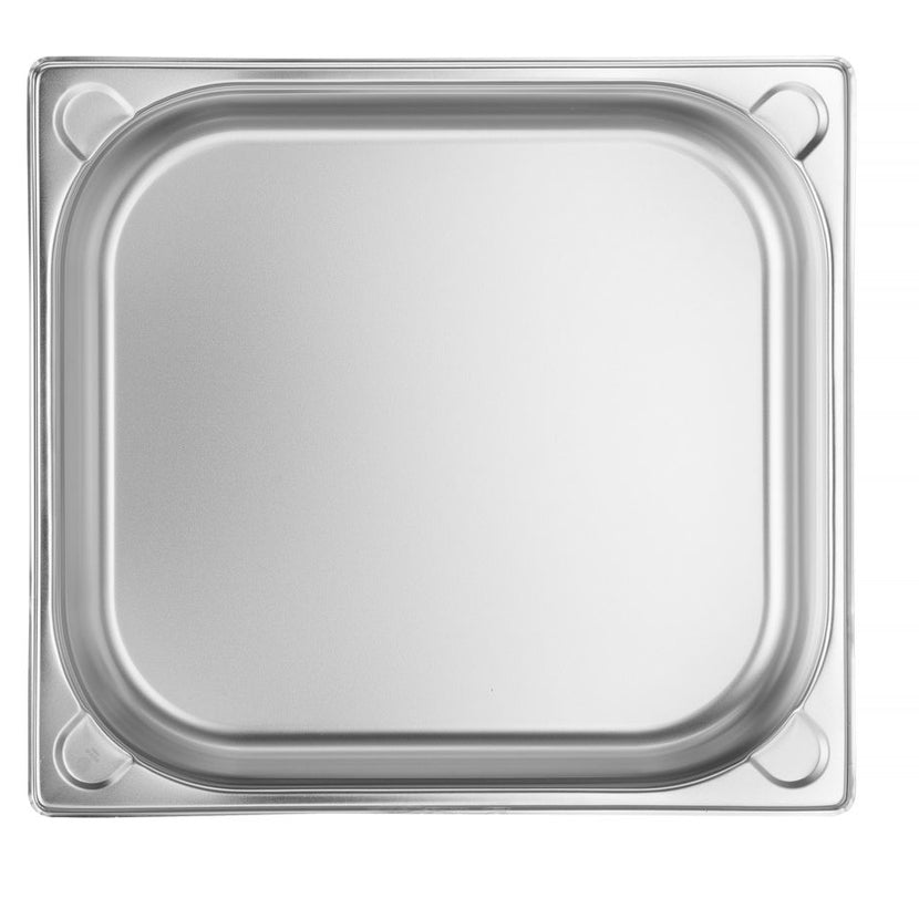 Hendi gastronormbak 2/3 100 mm Kitchen Line – detail van roestvrij staal voor de horecakeuken