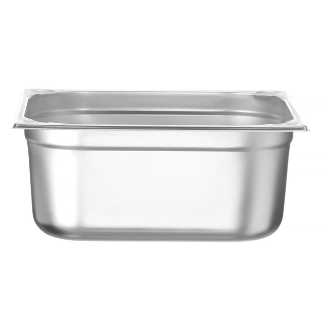 Hendi Kitchen Line gastronormbak 2/3 150 mm – extra diepe rvs GN-bak voor soep en stoofgerechten