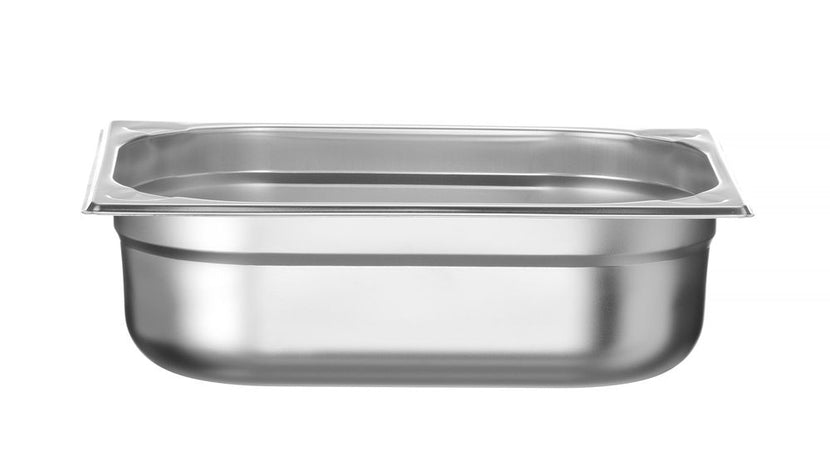 Hendi Kitchen Line gastronormbak 1/2 100 mm – diepe rvs GN-bak voor grootkeuken en cateringbuffet