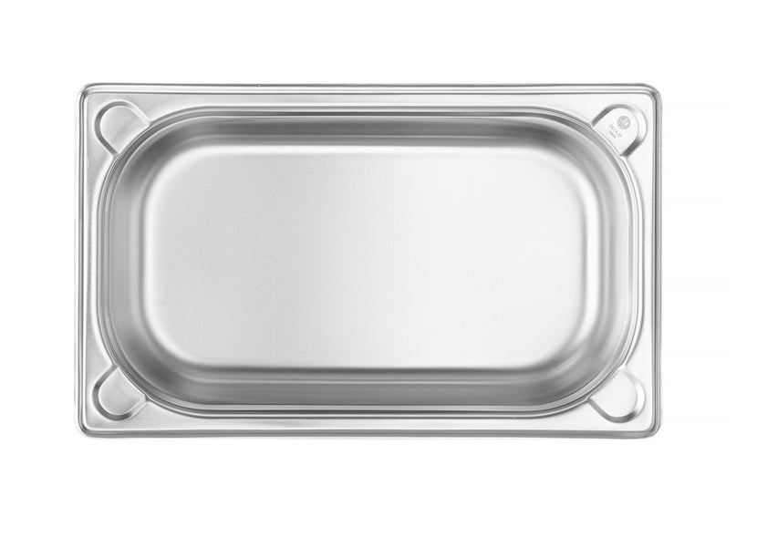 Hendi GN-bak 1/4 65 mm rvs Kitchen Line – kleine gastronormbak van bovenaf voor buffet en keuken