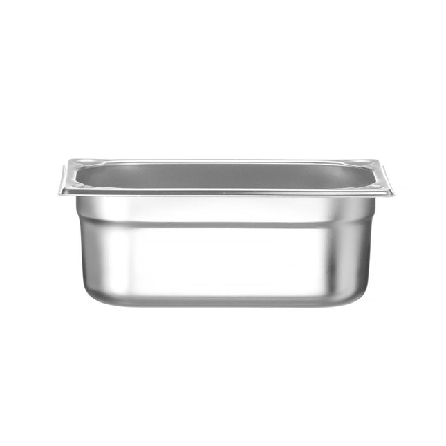 Hendi Kitchen Line gastronormbak 1/4 100 mm – diepe compacte rvs GN-bak voor sauzen en garnituren